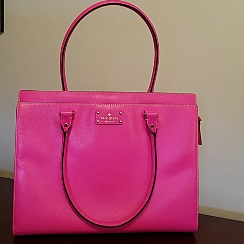 Bright Pink Kate Spade bag